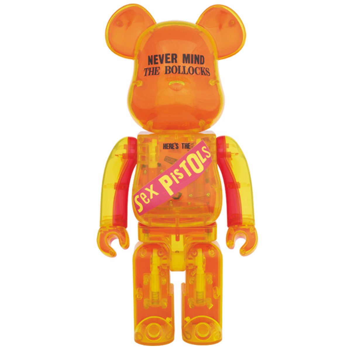 400% Sex Pistols Clear Ver. Bearbrick