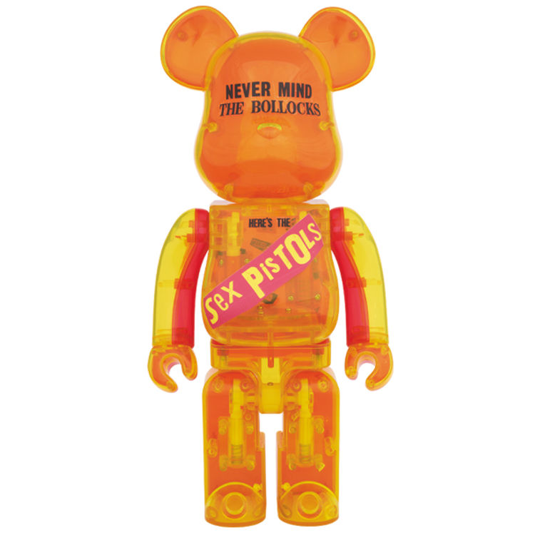 400% Sex Pistols Clear Ver. Bearbrick by Sex Pistols