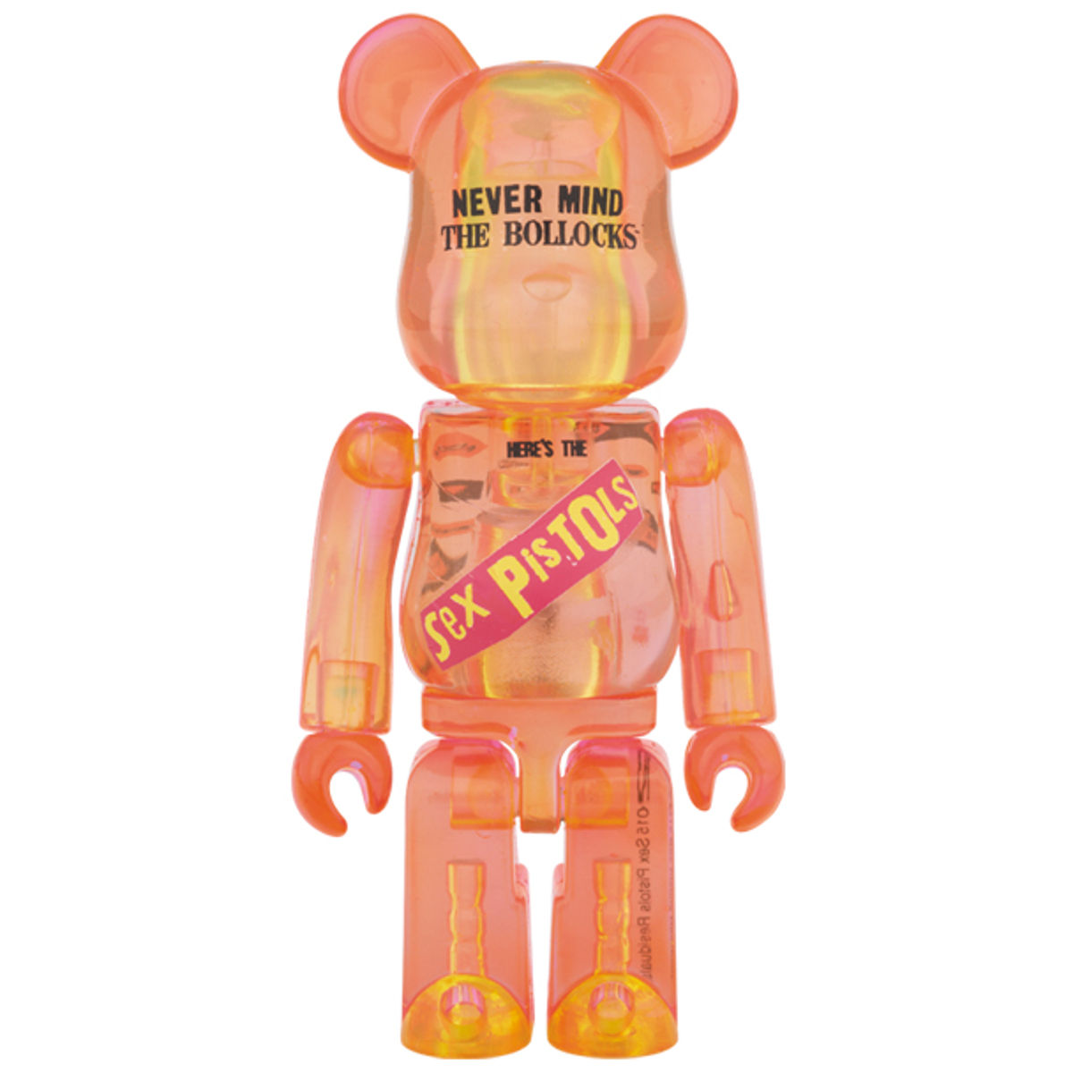 100% Sex Pistols Clear Ver. Bearbrick