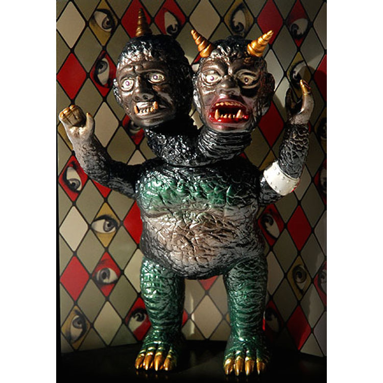 Jinmen-jū (Human-faced Beast) - gold angle ( black ) by Uzumark