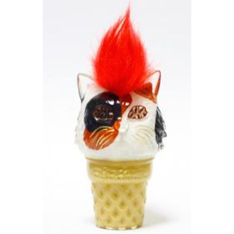 MANY EYES CAT Mohawk ice cream butyrate pattern: Reddohea by Aya Takeuchi