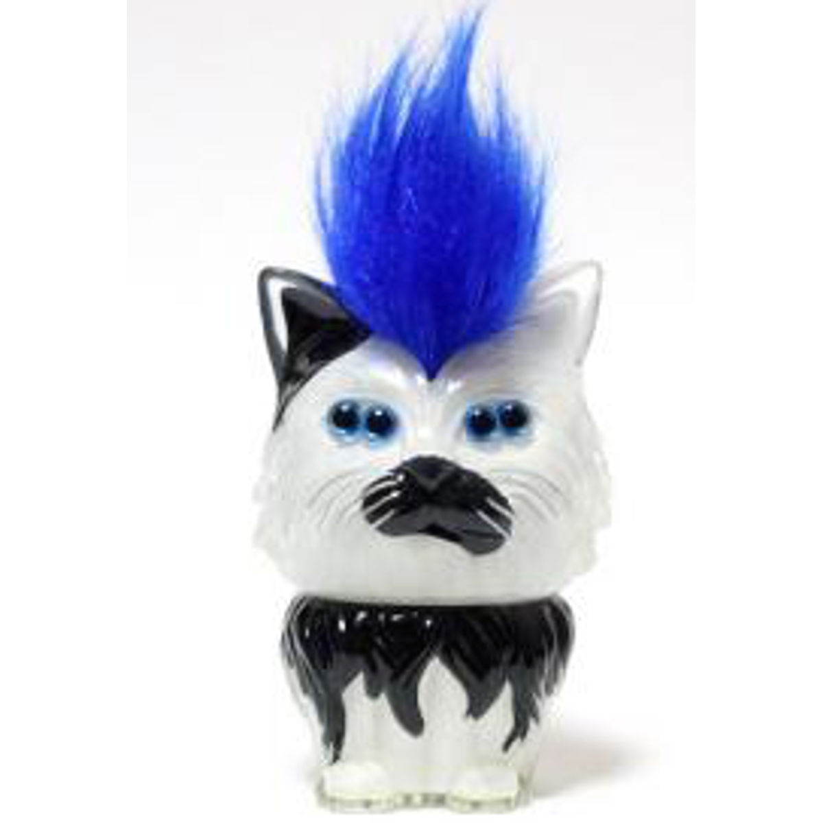 MANY EYES CAT Mohawk cup cake body butyrate Pattern: Blue Hair