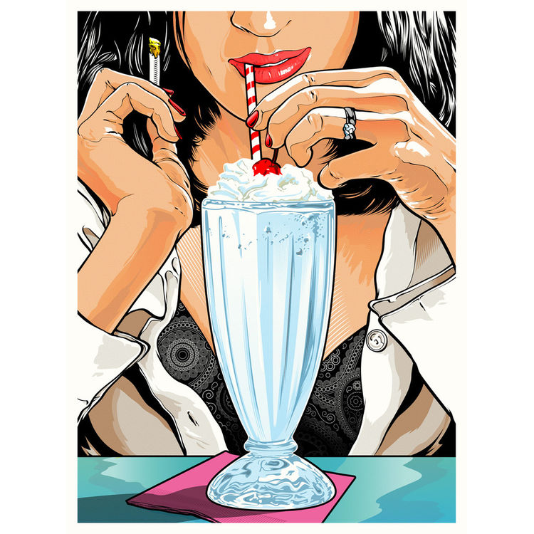 That's a pretty fucking good milkshake. by Joshua Budich