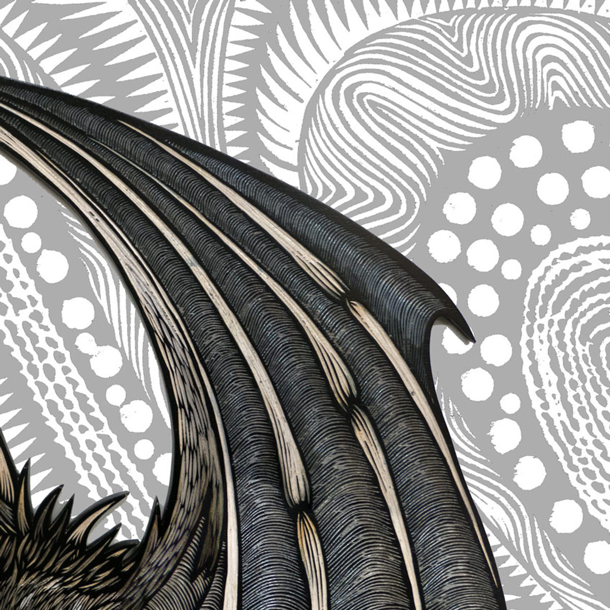 Wolfbat - Hand-Embellished Prints