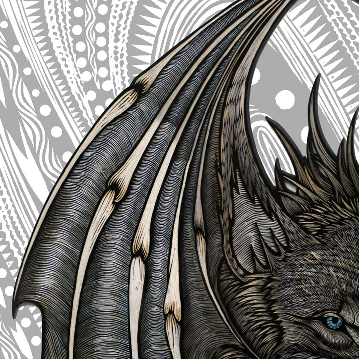 Wolfbat - Hand-Embellished Prints