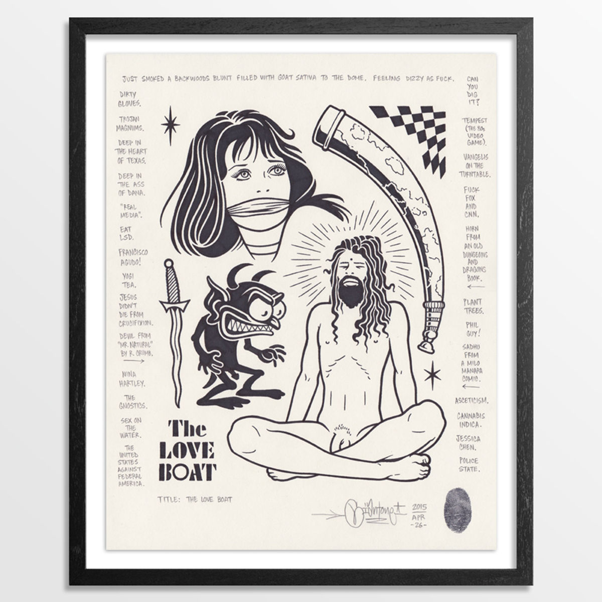 The Love Boat - Original Artwork