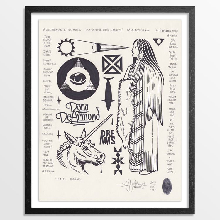 Dreams - Original Artwork by Mike Giant