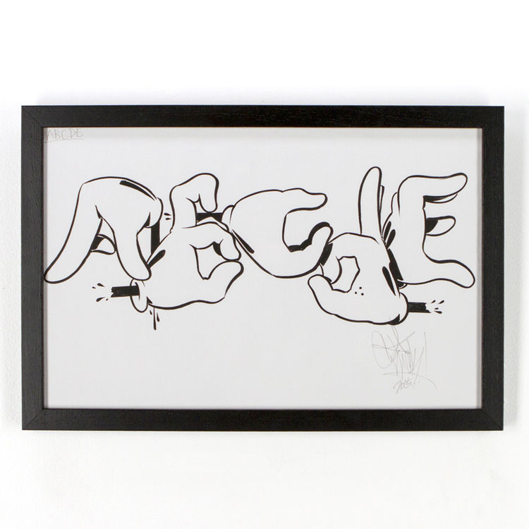 ABCDE - Original Artwork by OG Slick