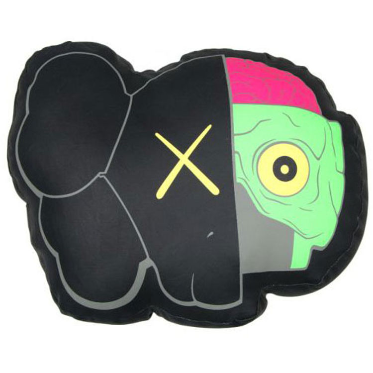 KAWS (Black) Dissected Companion Pillow by Kaws (Brian Donnelly)