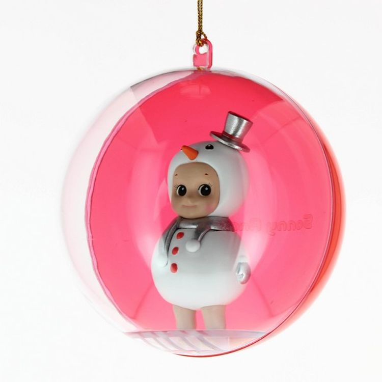 Sonny Angel Christmas Ornament Snow Man Silver by Toru Soeya