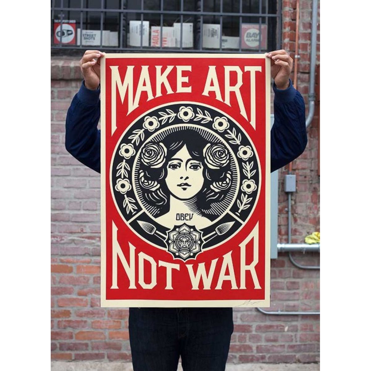 MAKE ART NOT WAR OFFSET