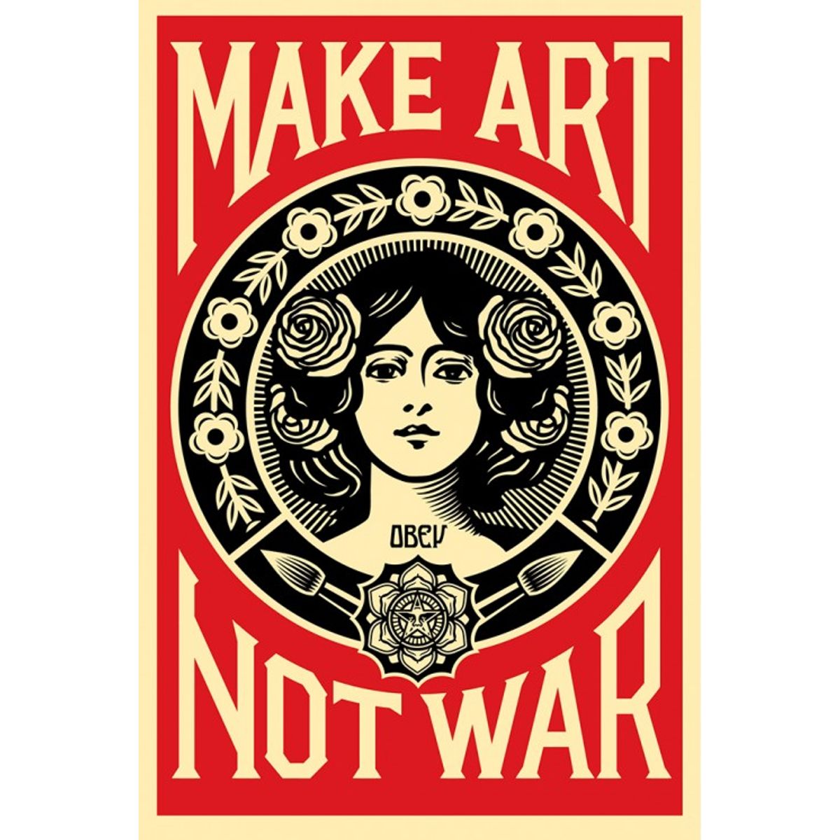 MAKE ART NOT WAR OFFSET