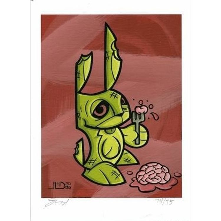 Zombie Bunny by Joe Ledbetter