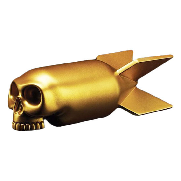 Skull Bomb - GOLD TTF 2014 Exclsuive by Jason Freeny