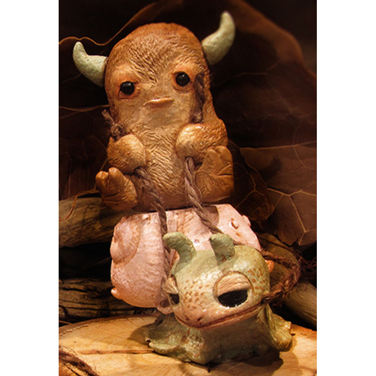 SNAIL RIDERS (SPICE BROWN) by Yosiell Lorenzo