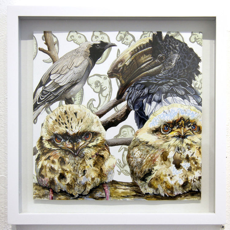 Endangered Bird 157 by Juan Travieso