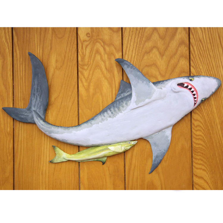 Shark and Remora by Aaron Russell Brown
