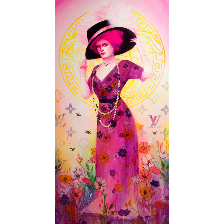 SPRING FLORALS C. 1912 by Sylvia Ji