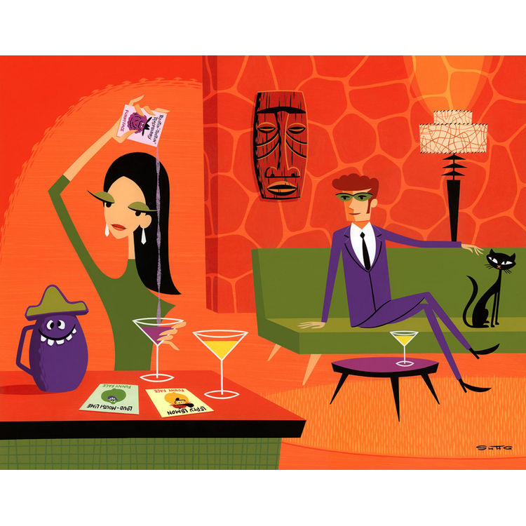 FUNNY FACE by Shag (Josh Agle)