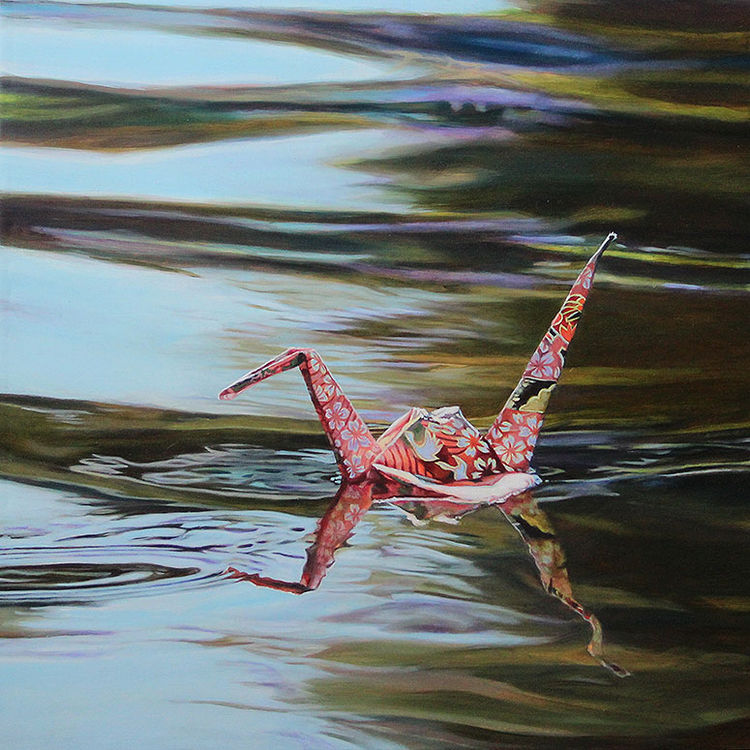 Crane #27 (Venice Canals, Los Angeles) (2015) by Ariel DeAndrea