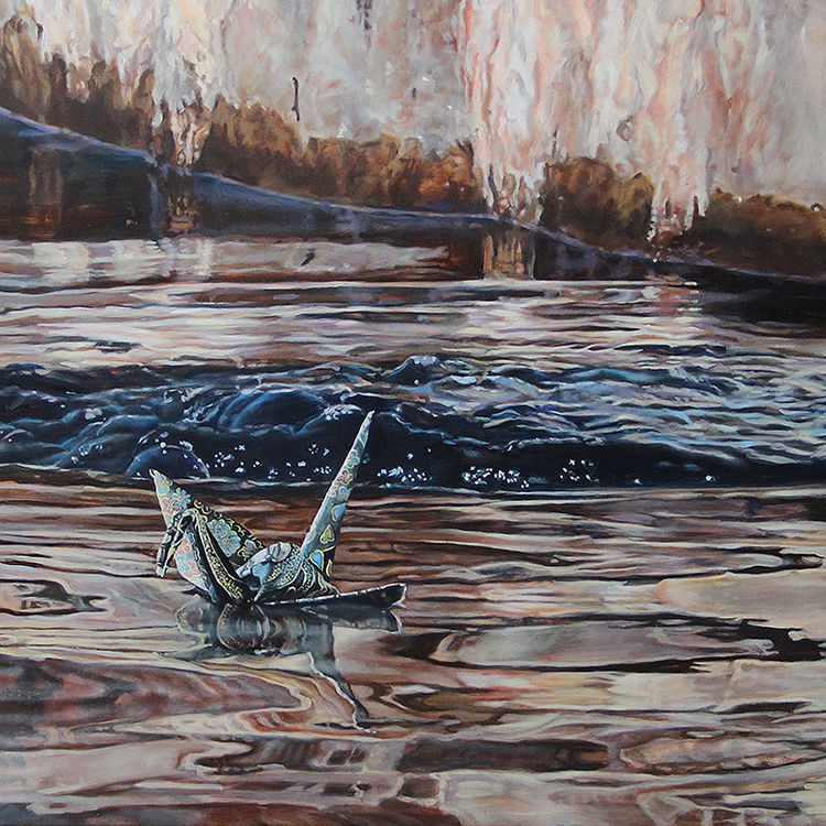 Crane #25 (Palace of Fine Arts, San Francisco) (2015) by Ariel DeAndrea