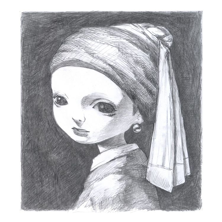 Girl With Pearl (2015) by Yosuke Ueno