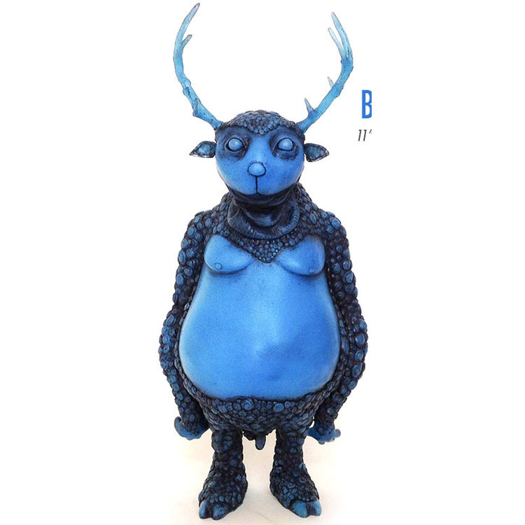 GID Blue Mudcat Willo ( Tenacious Toys Exclusive ) by Kyle Kirwan
