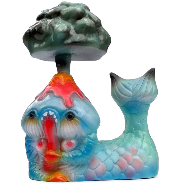 La Touffe - blue/green by Naomi Knaff