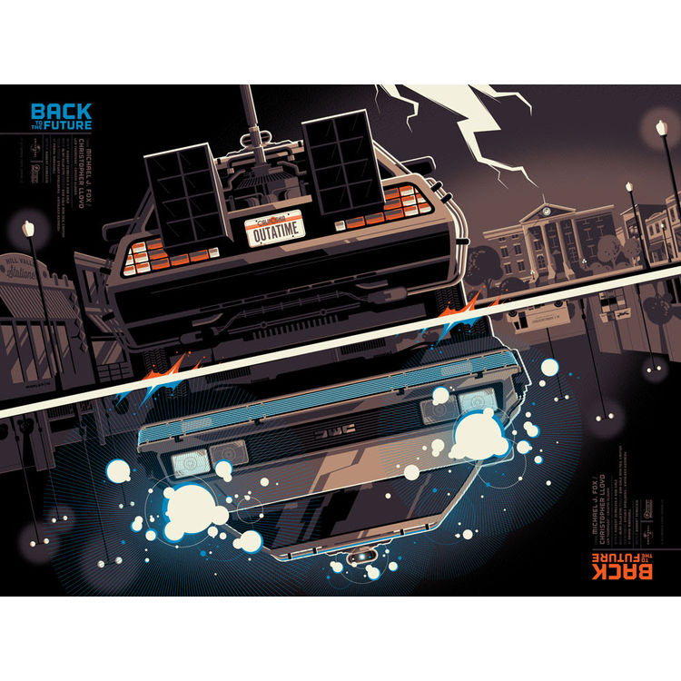 Back to the Future by Tom Whalen
