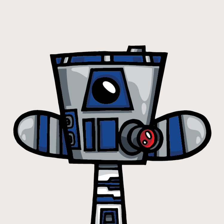 MADL Characters - R2D2 by MAD (Jeremy Madl)