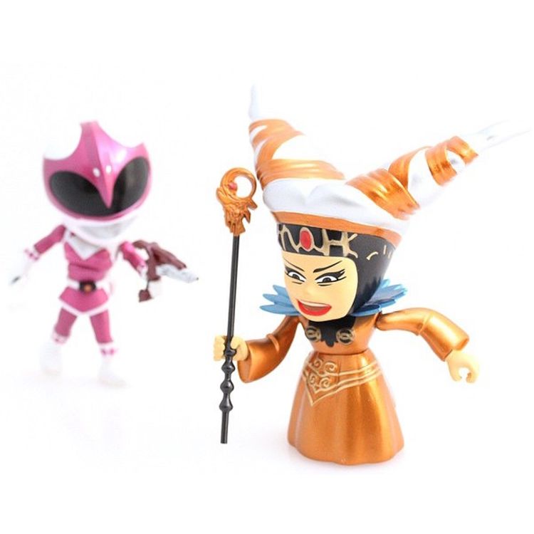Mighty Morphin Power Rangers - Rita Repulsa & Pink Rangers Metallic (2 Pack) by Joe Allard