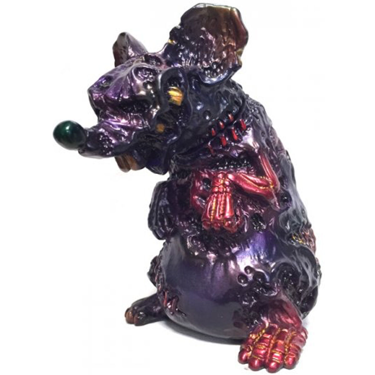 DOBU RAT PURPLE AND RED METALLIC EYE