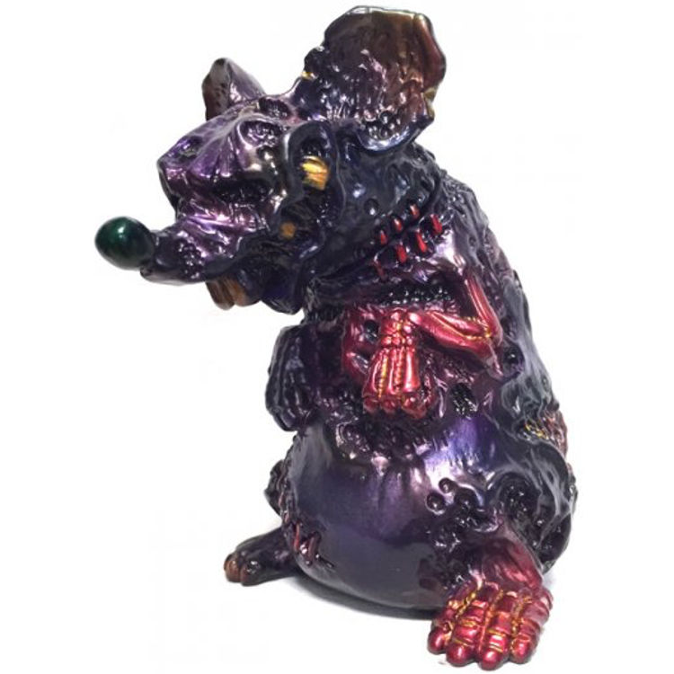 DOBU RAT PURPLE AND RED METALLIC EYE by Kagemaru Designs (Dark Fantasy)