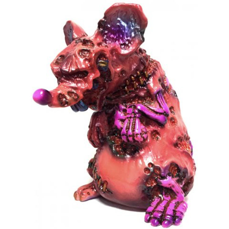 DOBU RAT RED AND PINK by Kagemaru Designs (Dark Fantasy)