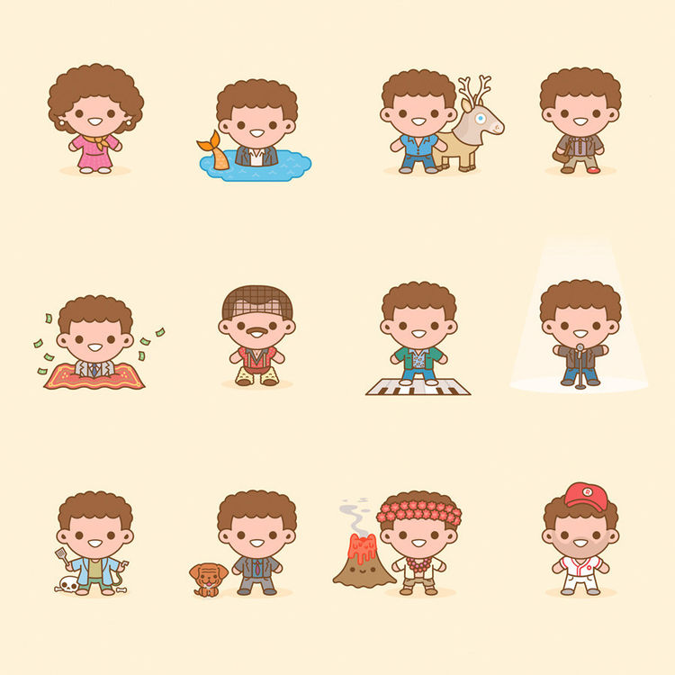 Hanks 1980 - 1992 - Print by 100% Soft