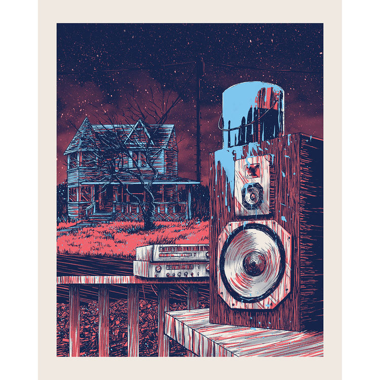 God I love This Street - Print by Barry Blankenship