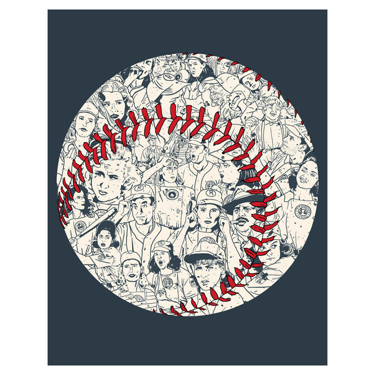There's No Crying in Baseball! - Print by Josh Mirman