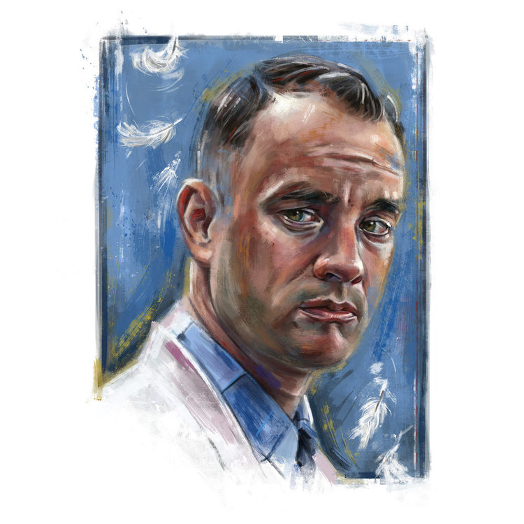 Forrest Gump - Print by Robert Bruno