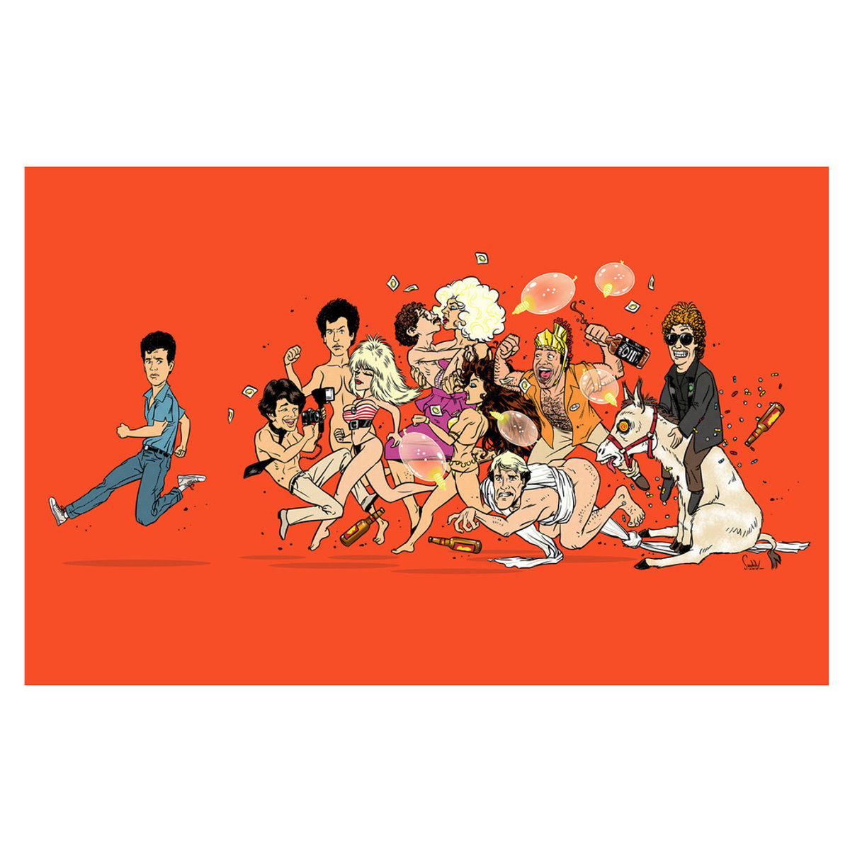 Chicks And Guns And Fire Trucks! - Print