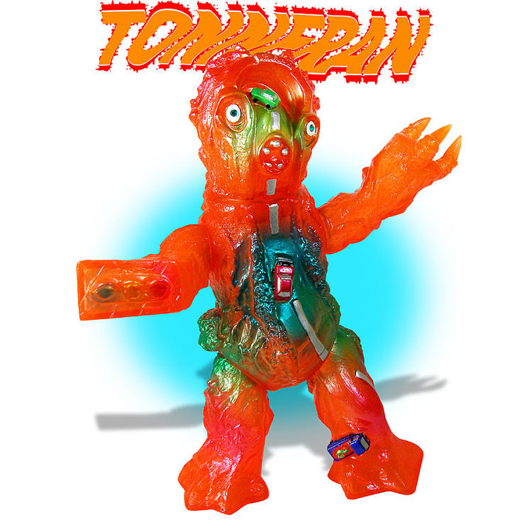 Ton'neran - Clear ORANGE Eye rhinestone finish　 by Elegab