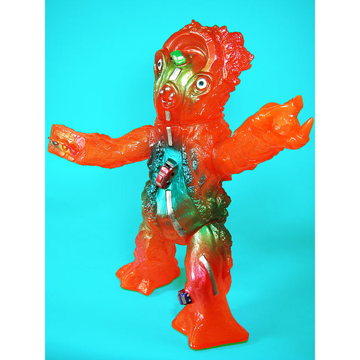 Ton'neran - Clear ORANGE Eye rhinestone finish　