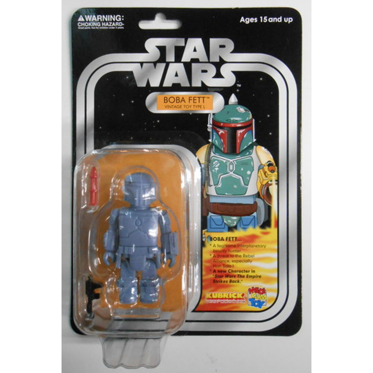 KUBRICK UNBRAEKABLE 100% BOBA FETT / VINTAGE TOY TYPE L