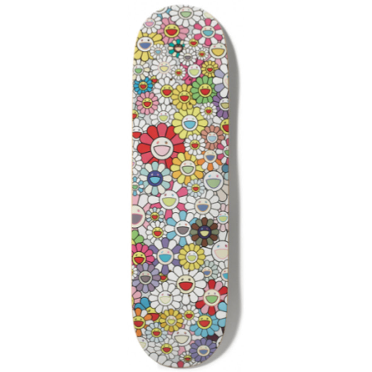 multi-colored smiling flowers