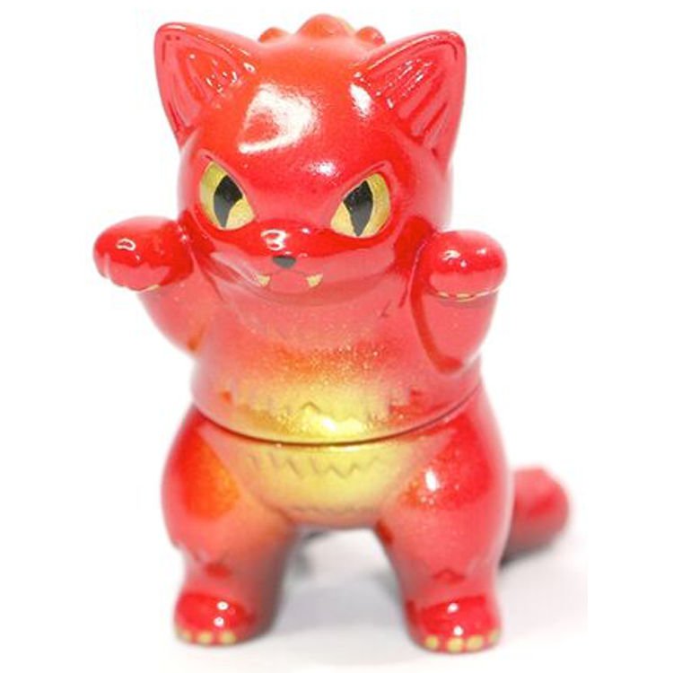 Custom Red Gold Konatsu Migora Kaiju Cat by Zukaty (Paulo Mendes)