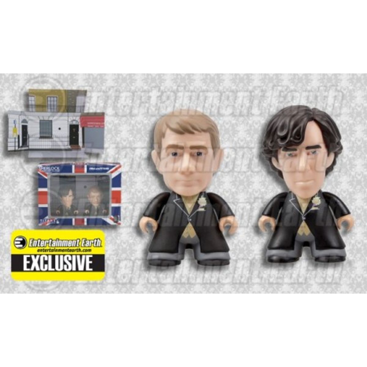 Sherlock Titans Sherlock and John Wedding Suit 3-Inch Vinyl Mini-Figure 2-Pack ( Entertainment Earth Exclusive )