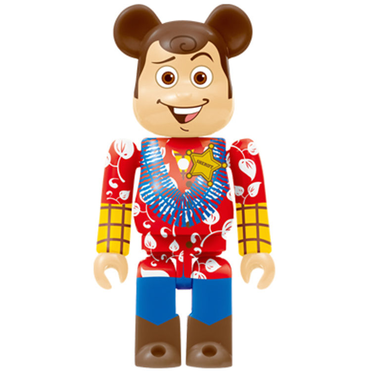 BE@RBRICK WOW!  Disney · PIXAR Summer Vacation 100% - Woody by Medicom