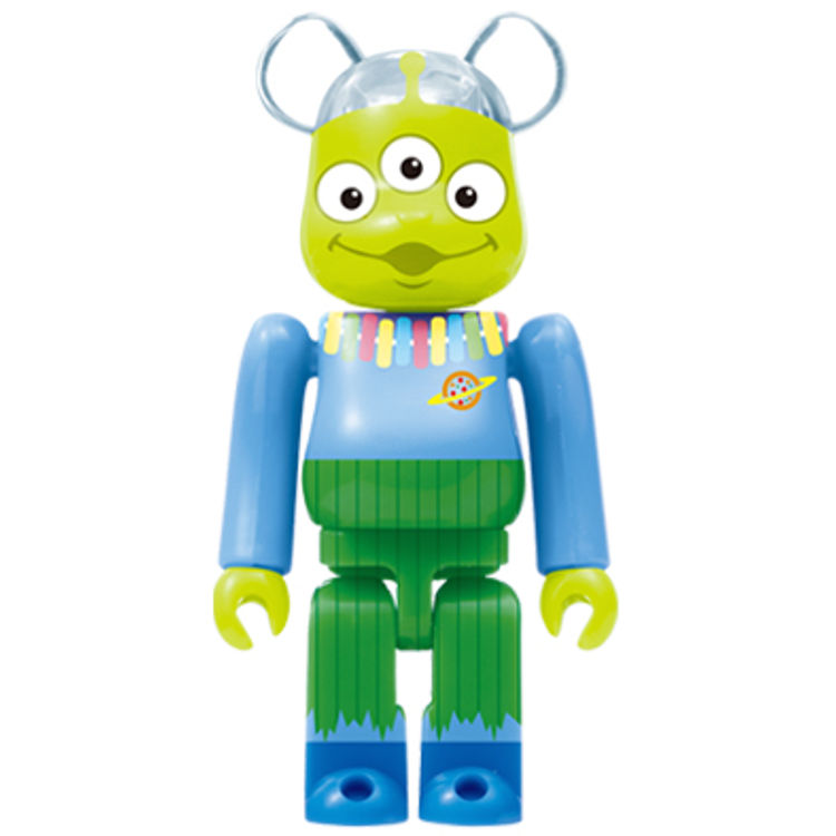 BE@RBRICK WOW!  Disney · PIXAR Summer Vacation 100% - Alien by Medicom