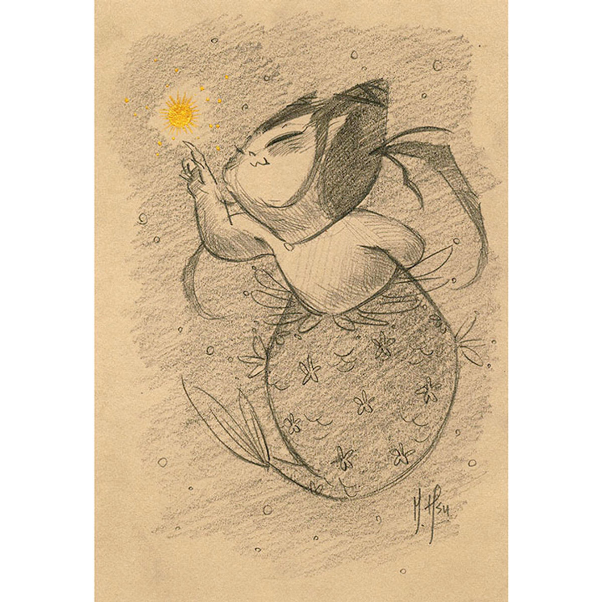 Mermaid Kitty "Wonder"