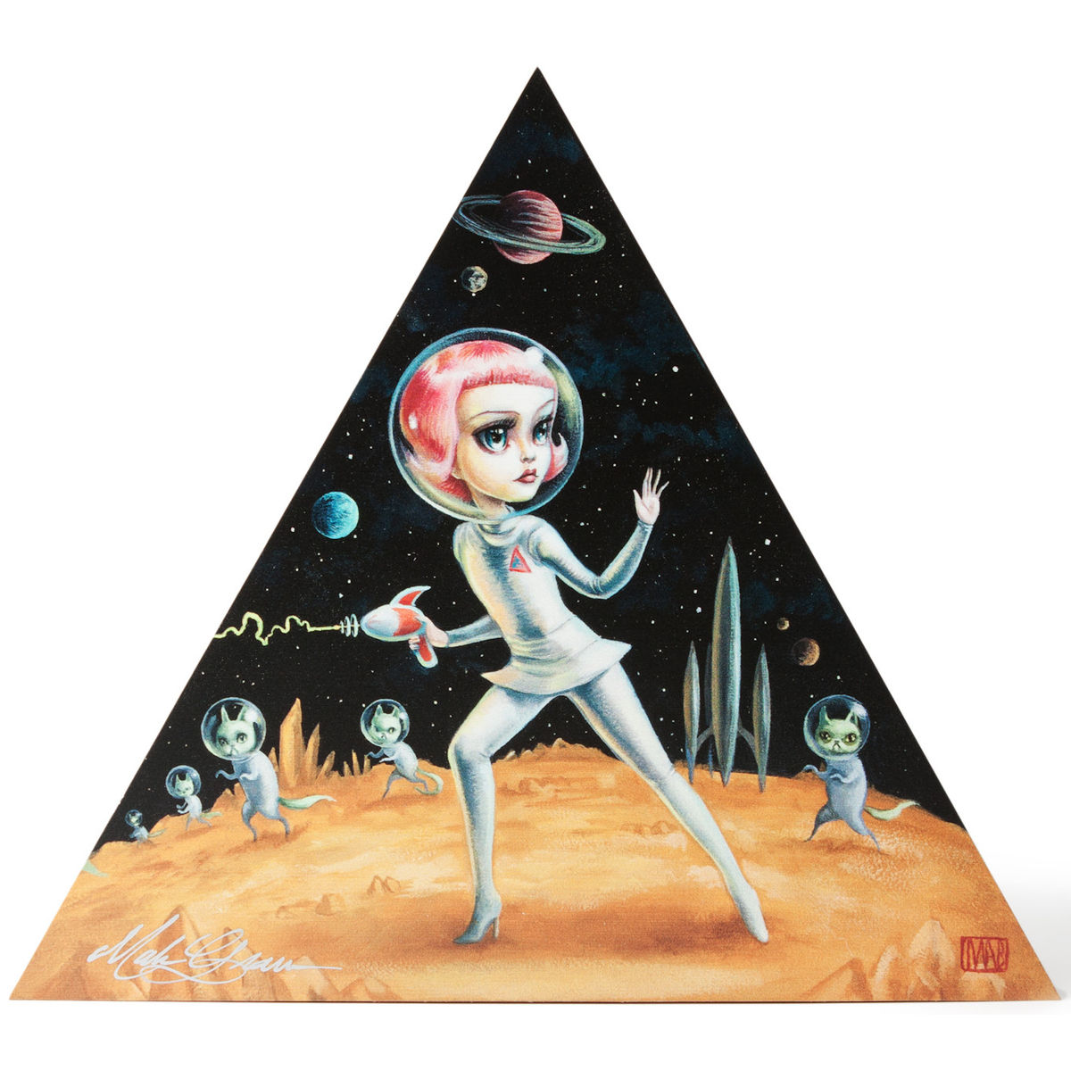 CATURN ATTACK! (Martian Toys exclusive PrintsOnWood.com edition)