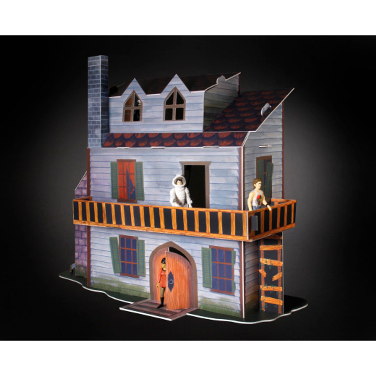 ReAction Figures Haunted House Playset